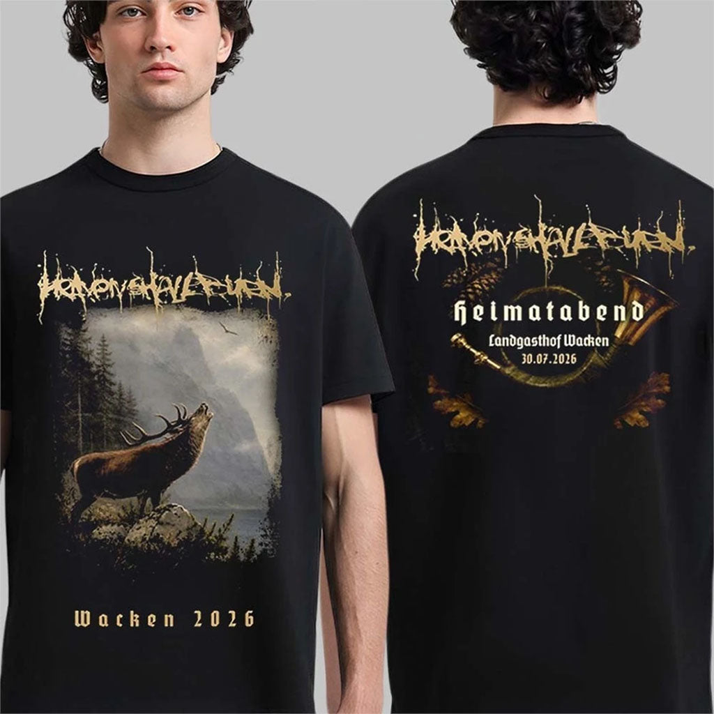 Heaven Shall Burn Wacken Open Air Festival 2026 Merch Heimatabend T-Shirt Gift For Music Lovers