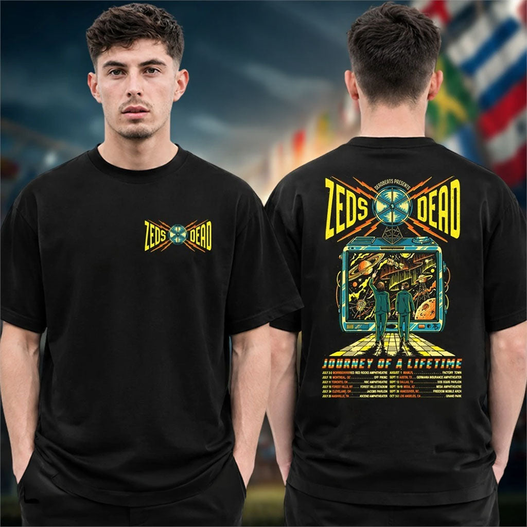 Zeds Dead Journey Of A Lifetime Tour 2026 Tour Dates Shirt Zeds Dead Merch Gift For Fans