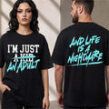 Simple Plan Bigger Than You Think Tour 2026 I_m Just An Adult And Life Is A Nightmare Shirt
