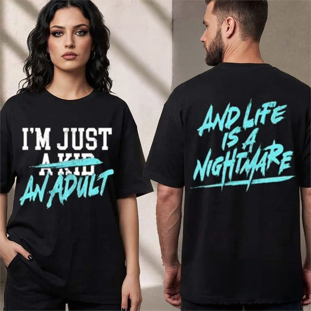 Simple Plan Bigger Than You Think Tour 2026 I_m Just An Adult And Life Is A Nightmare Shirt