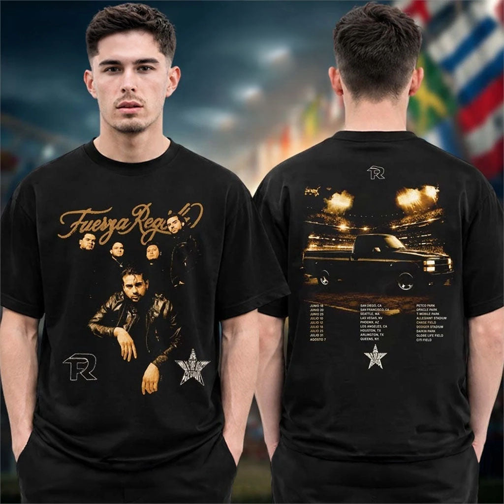 Fuerza Regida Merch This Is Our Dream Tour 2026 Photo Band Tour Shirt Present For Band Fans
