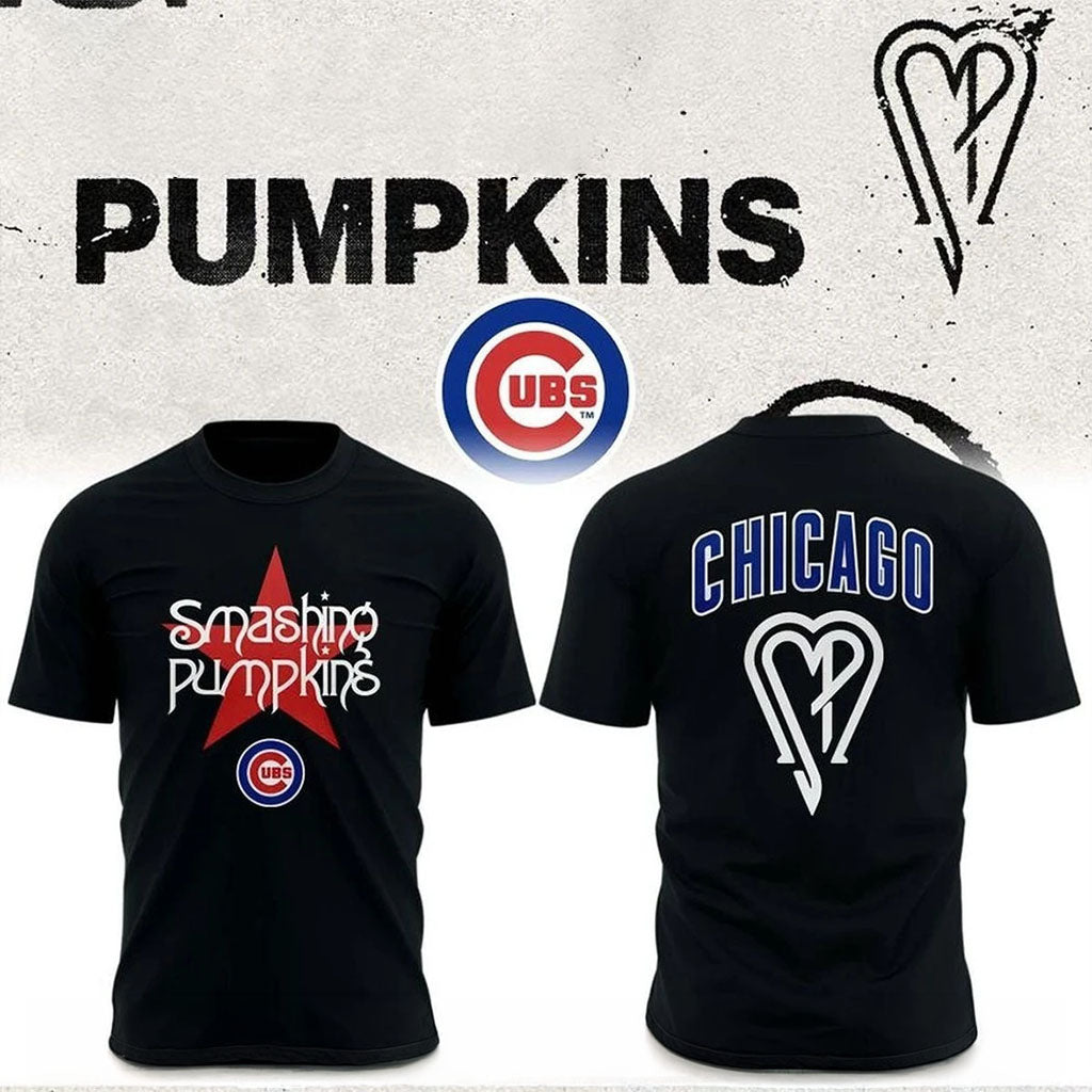 Chicago Cubs X The Smashing Pumpkins 2026 Game Night T-Shirt Fan Merch Gift For Brothers