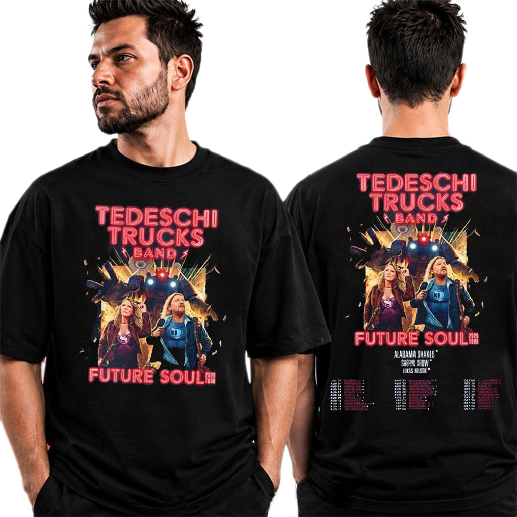 Tedeschi Trucks Band Merch Future Soul Tour 2026 Tour Dates T-Shirt Gift For Music Lovers