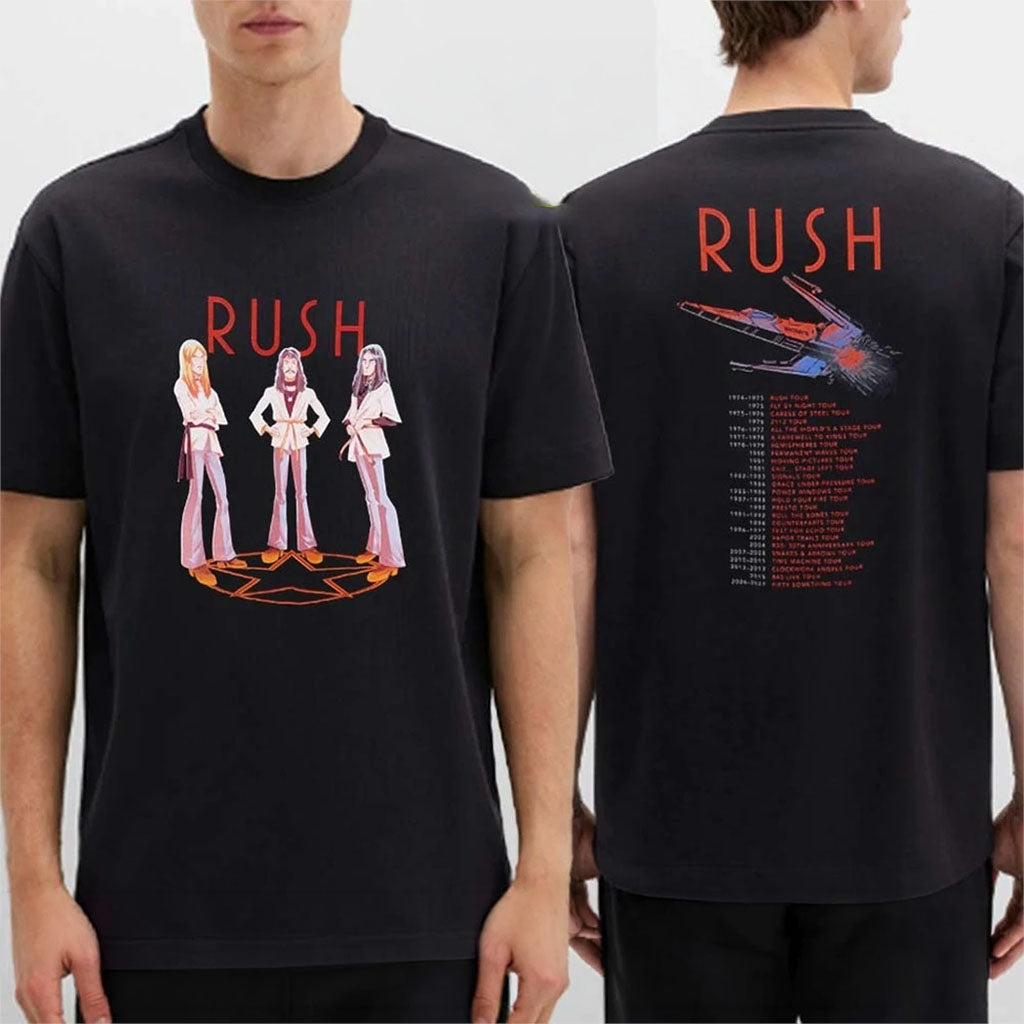 RUSH 2112-Themed Rush Tour History 2026 Shirt RUSH Band Merch Present For Music Lovers
