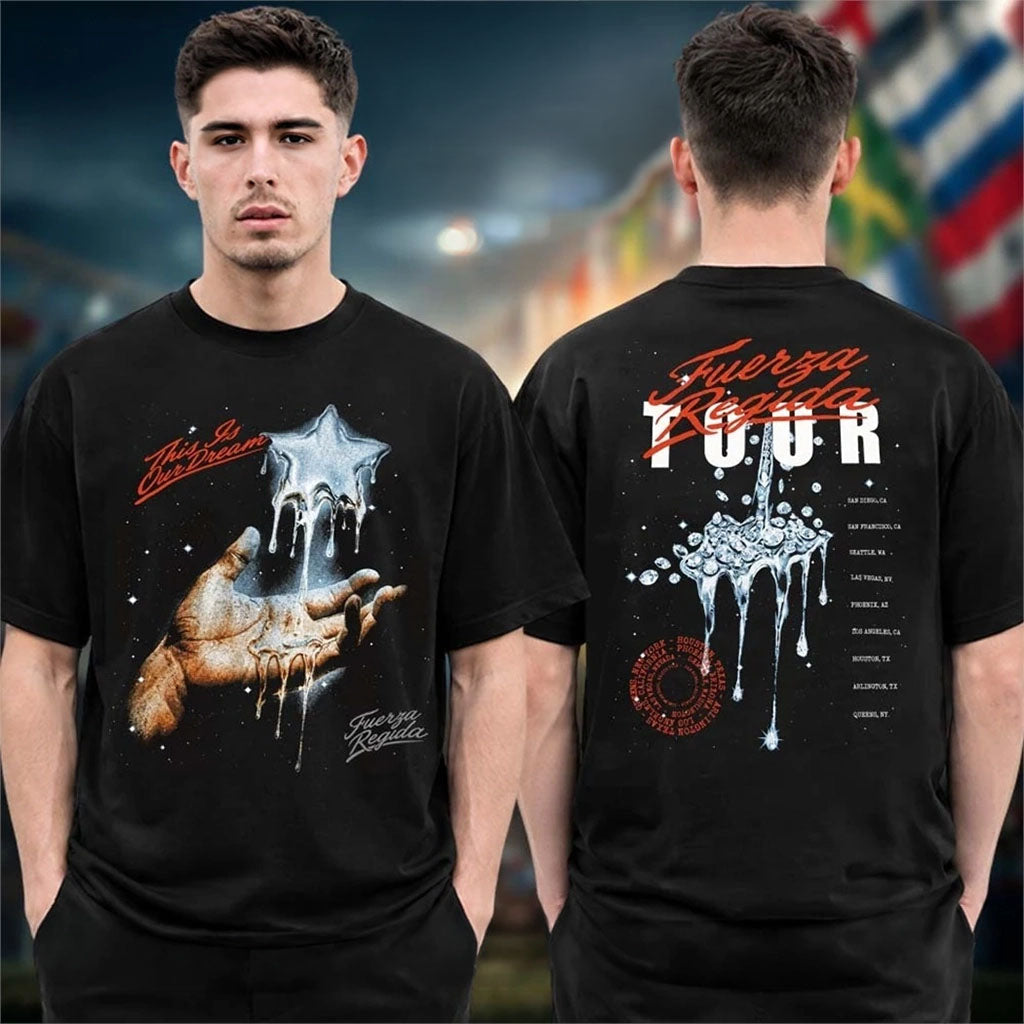 Fuerza Regida Merch This Is Our Dream Tour 2026 Tour Dates Shirt Concert Outfits Gift For Fans