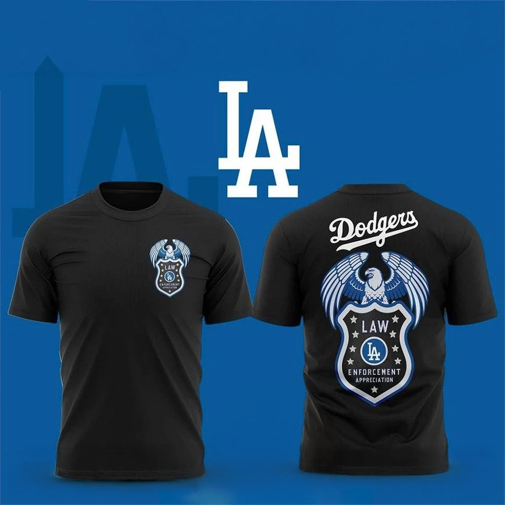 Los Angeles Dodgers Law Enforcement Night 2026 T-Shirt LA Dodgers Merch Gift For Fans
