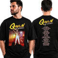 Queen Merch Budapest 40th Anniversary Tracklist T-Shirt Gift For Rock Fans