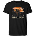 Feral Legend New Mexico Bear Climbs Light Pole Shirt Funny Bear T-Shirt BFF Gifts