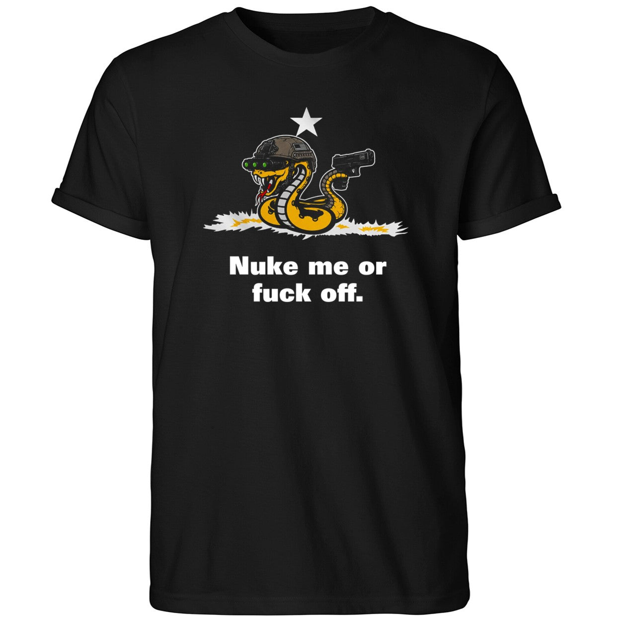 Nuke Me Or Fck Off Shirt Gift Ideas For Husband
