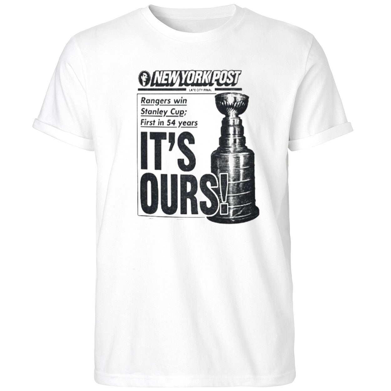 NY Post Rangers Win 1994 Stanley Cup Shirt New York Rangers Merch Gifts For Fans