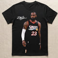 Sixers 23 Lebron James Signature Shirt Sixers Merch Basketball Fan Gift Ideas