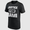 Sami Zayn With Justice For Sami Shirt Black Gifts For Fans