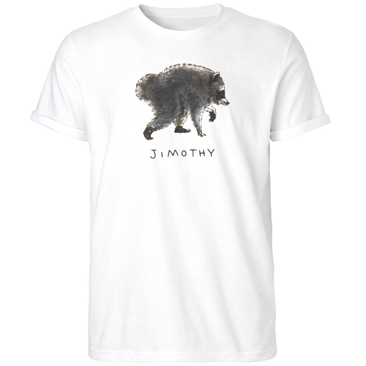 King Jimothy Shirt White Funny Raccoon T-Shirt Gifts For Brother