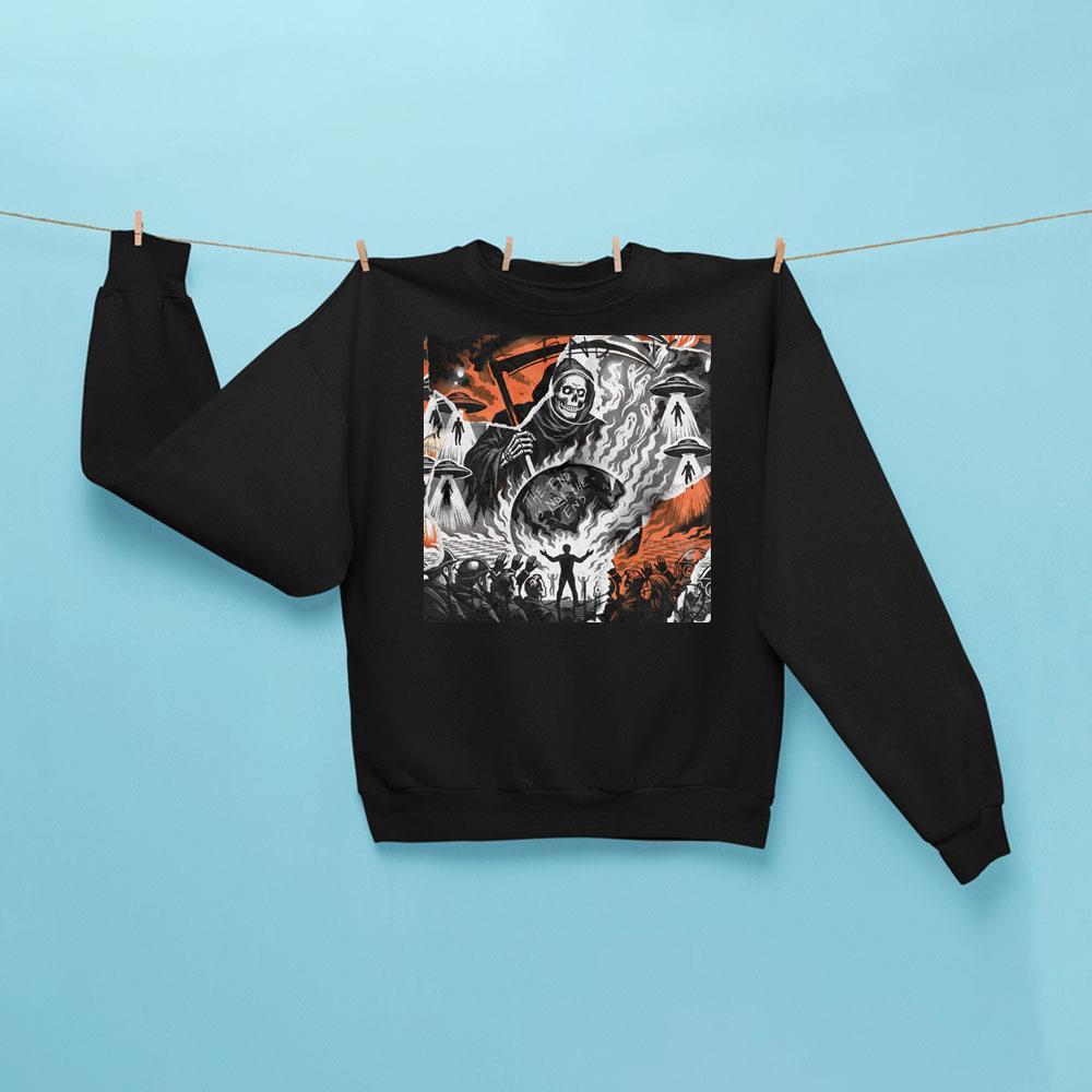Atreyu The End Is Not The End Sweatshirt Black Atreyu Merch Birthday Gifts For Rock Lovers