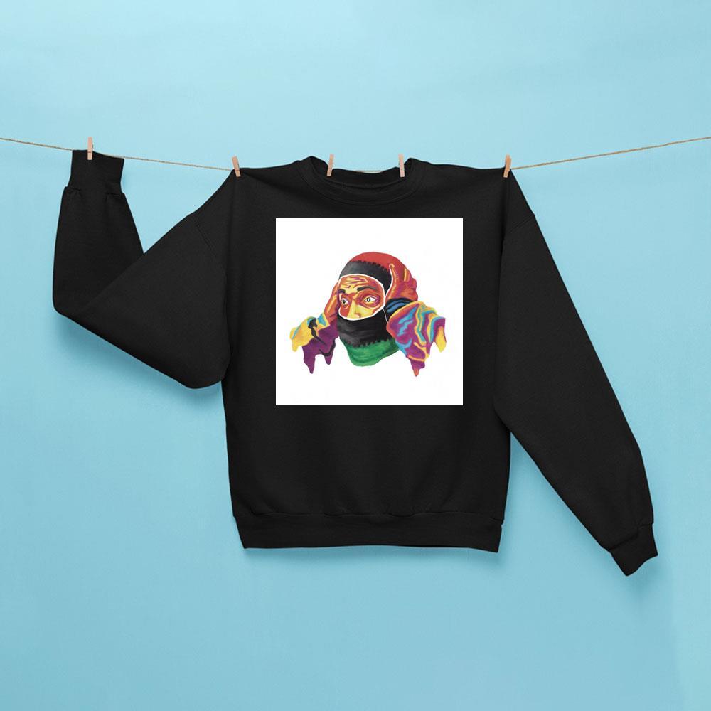 Fatboi Sharif And Child Actor Crayola Circles Sweatshirt Black Fatboi Sharif Merch Gift For Fans