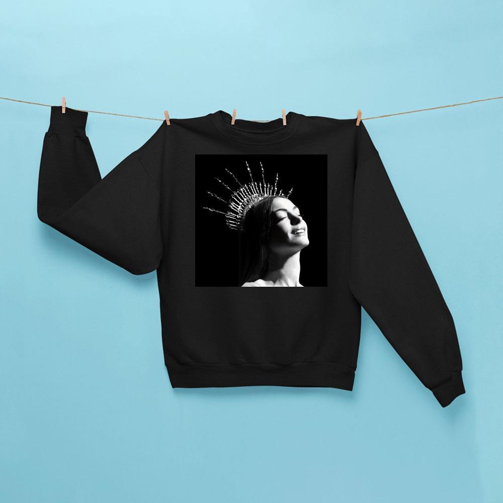 Anne Hathaway Merch Mother Mary Greatest Hits Sweatshirt Black Gifts For Friends