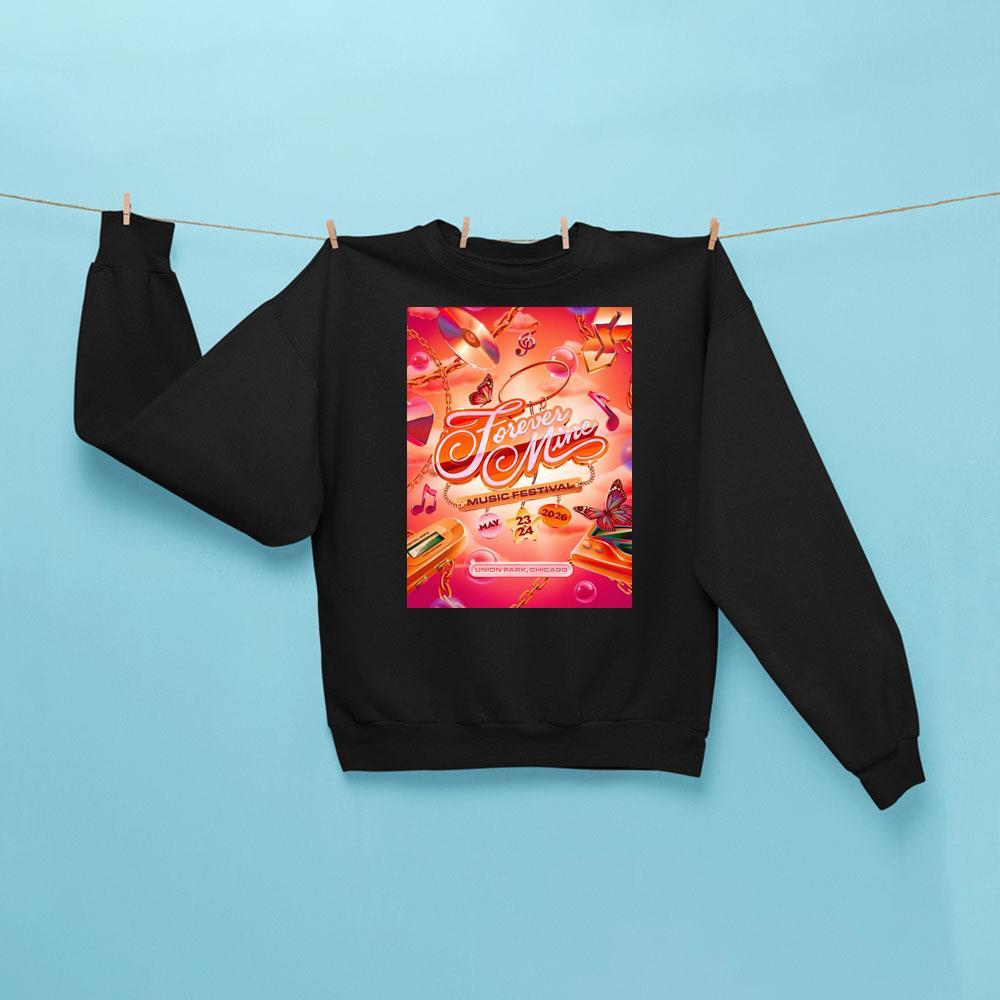 Forever Mine Festival 2026 Sweatshirt Black Forever Mine Merch Best Gifts For Her