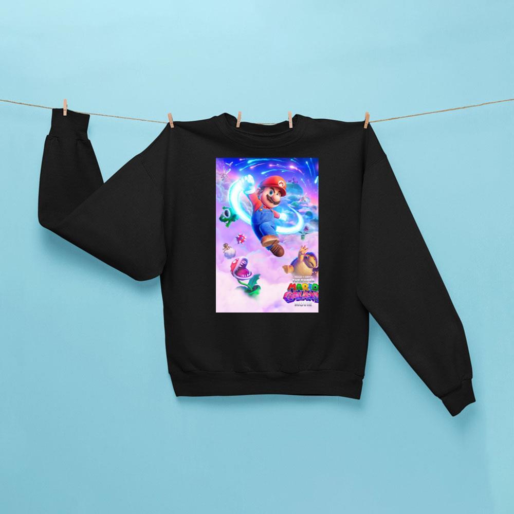 The Super Mario Galaxy Movie 2026 Sweatshirt Black The Super Mario Merch Gifts For Fans
