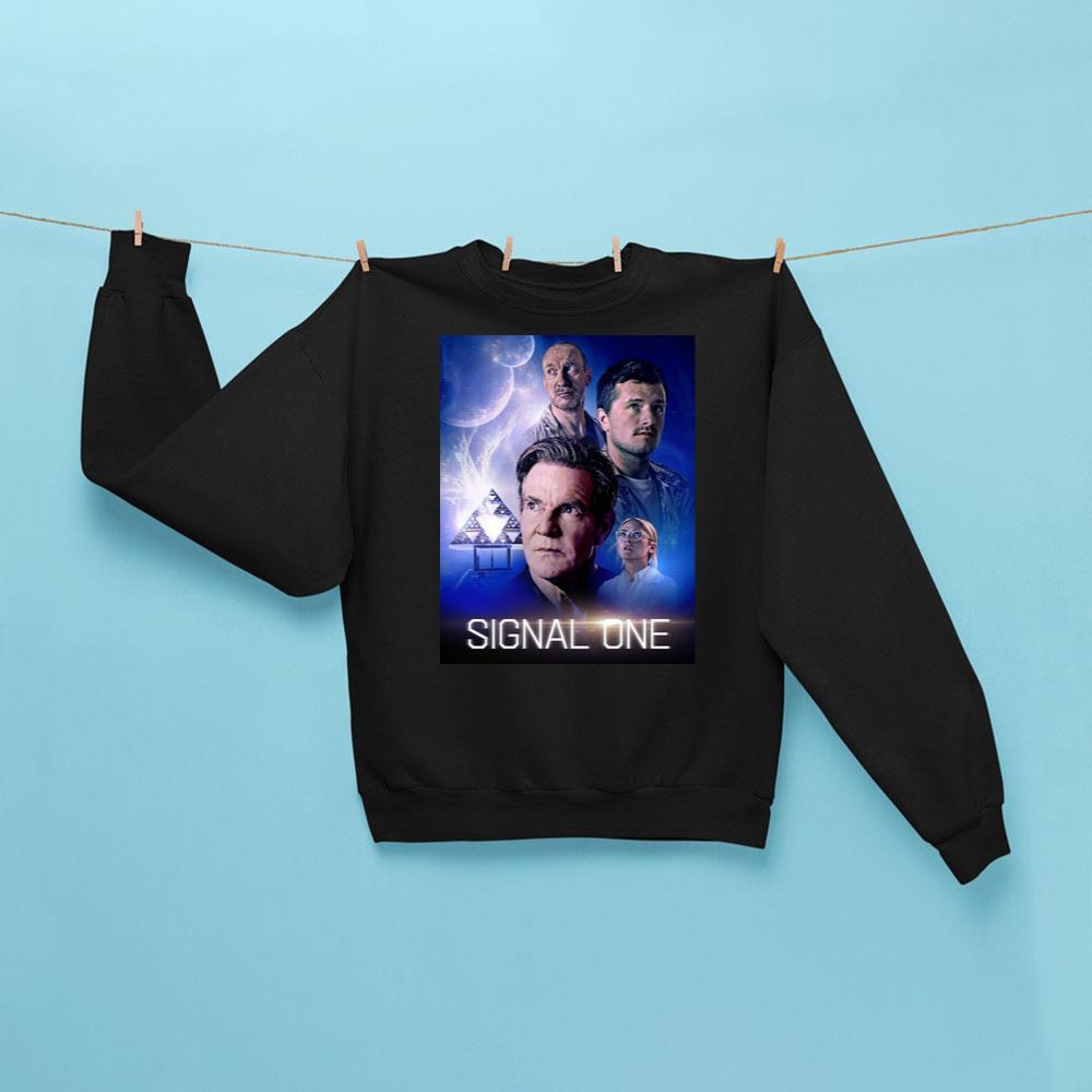 Signal One 2026 Movie Sweatshirt Black Signal One Merch Gift Ideas For Movie Lovers