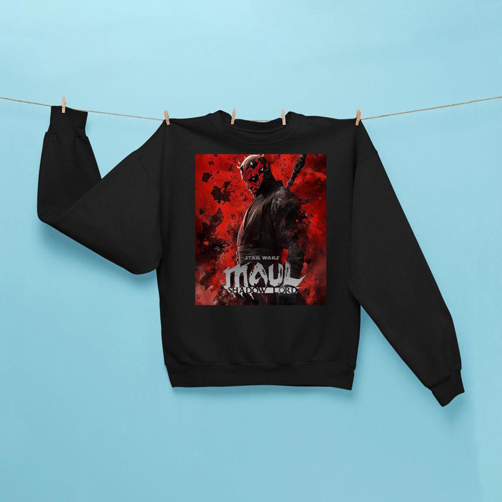 Star Wars Maul Shadow Lord Series 2026 Sweatshirt Black Star Wars Merch Gifts For Fan