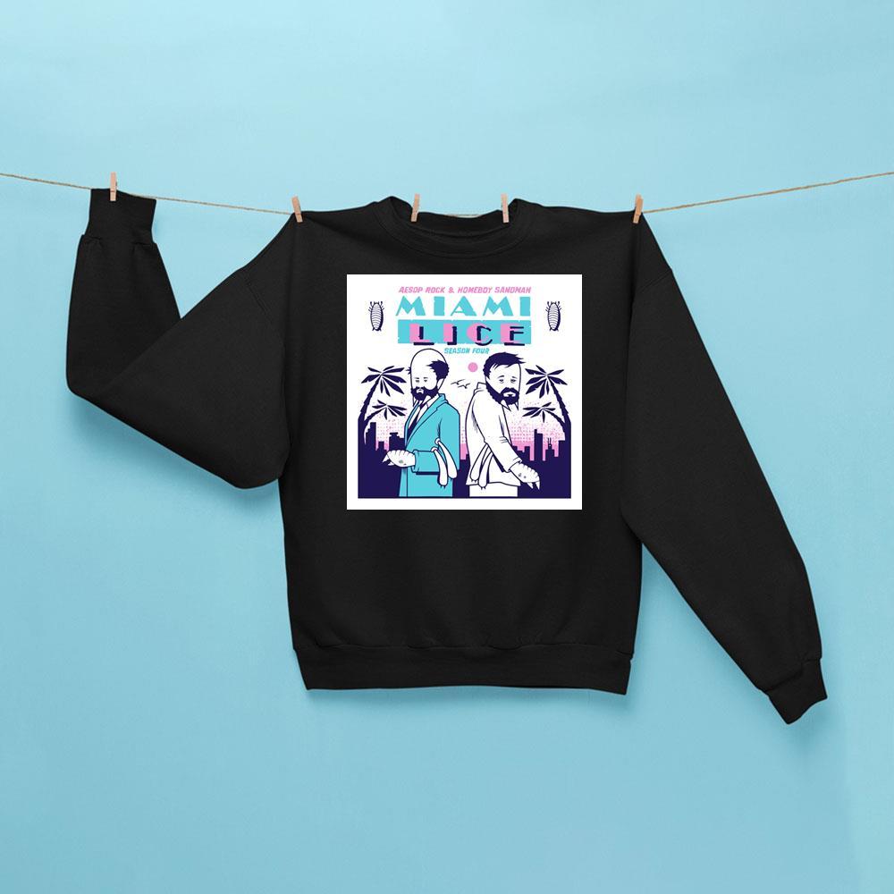 Lice Miami Lice Season Four Sweatshirt Lice Merch Music Lover Gift Ideas For Him