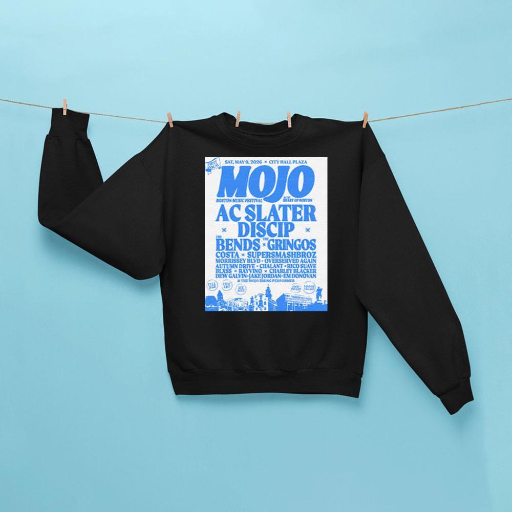 Mojo Fest 2026 Sweatshirt Black Birthday Gift For Husband