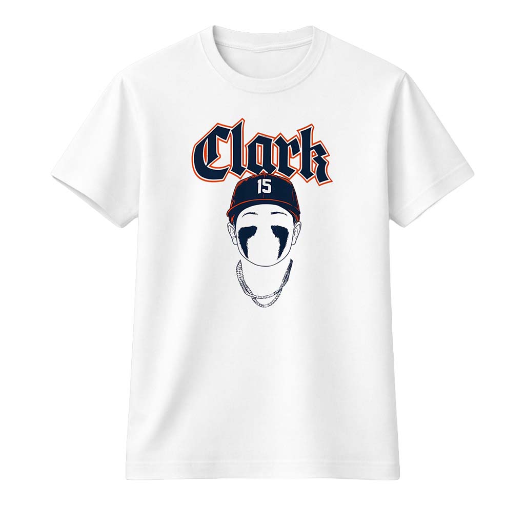 Max Clark Blank Face Shirt Detroit Tigers Merch Gifts For Baseball Fans