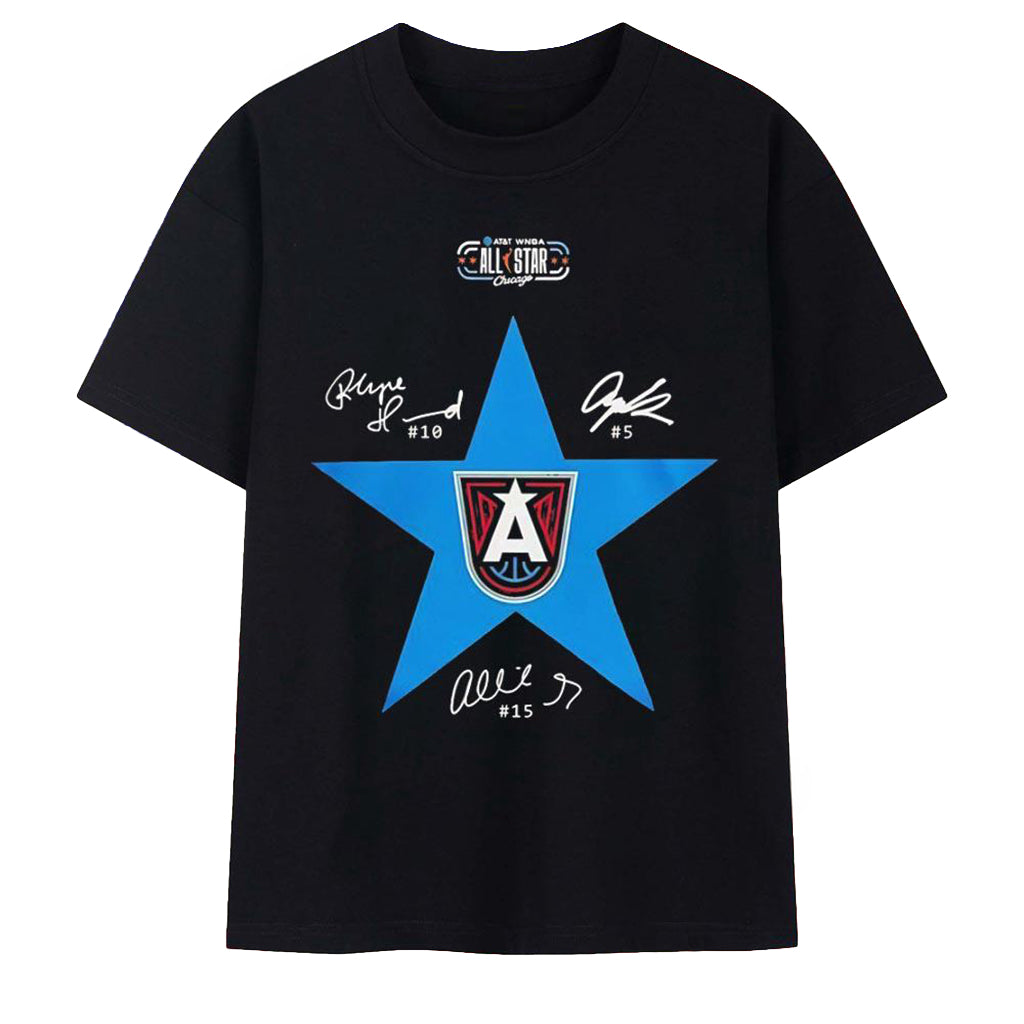 WNBA All-Star Chicago Signature T-Shirt WNBA Merch Gifts For Basketball Fan