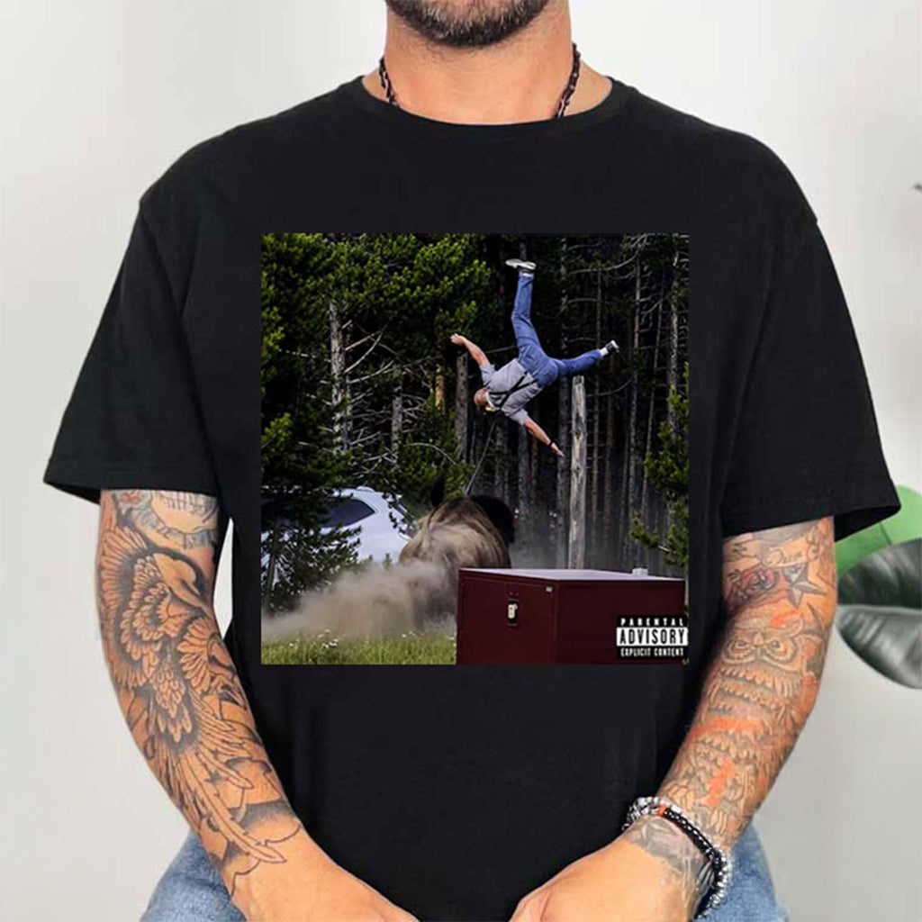 Yellowstone Bison Incident Funny National Park Meme T-Shirt Yellowstone Merch Him Gifts
