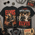 Elvis Presley King Of Rock And Roll Shirt 2026 Elvis Presley Merch Presents For Music Lovers