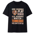 Dog Tennessee Volunteers Merch Some Grandmas Play Bingo Real Grandmas Watch Volunteers T-Shirt