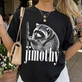 Jimothy Raccoon Hand Drawn Wildlife Cute T-Shirt  Viral Seattle Raccoon Shirt Animal Lover Gift