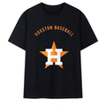 Houston Astros Baseball Star Logo T-Shirt Black Houston Baseball Merch 2026 Gifts For Brother