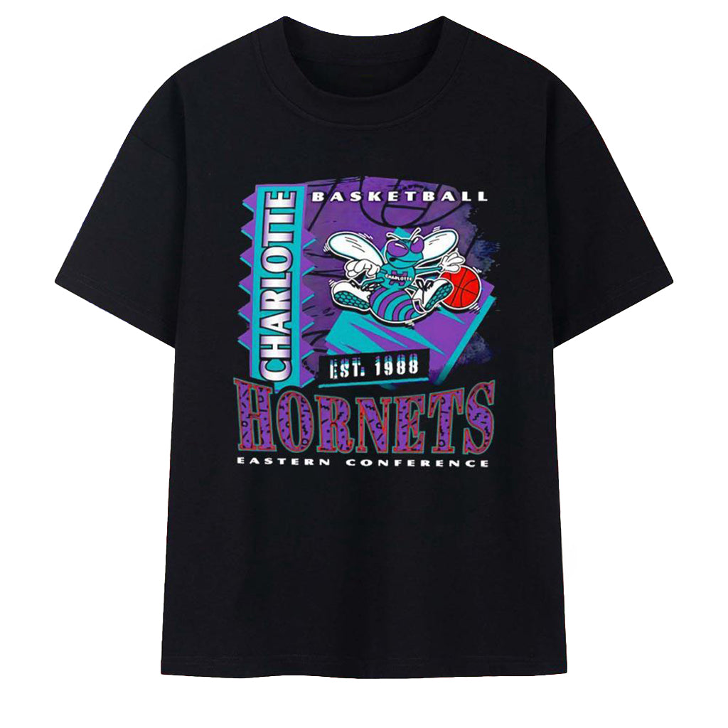 Charlotte Hornets Basketball Est 1988 Eastern Conference T-Shirt Charlotte Hornets Merch