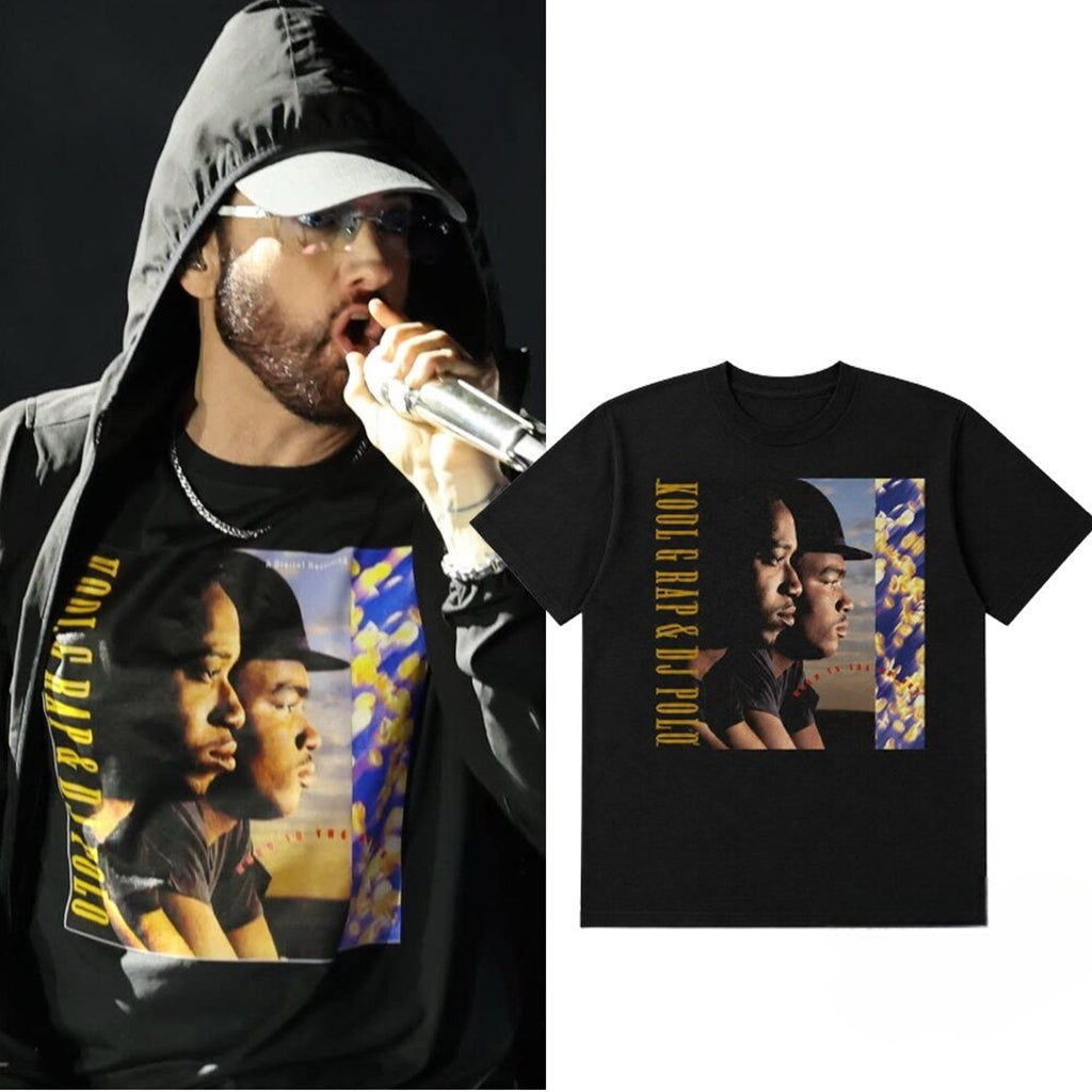 Eminem Kool G Rap And DJ Polo Road To The Riches At Jay-Z Show Shirt Gift For Brothers