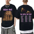 Hilary Duff Lucky Me Tour 2026 T-Shirt Black Hilary Duff Merch Gifts For Music Lovers