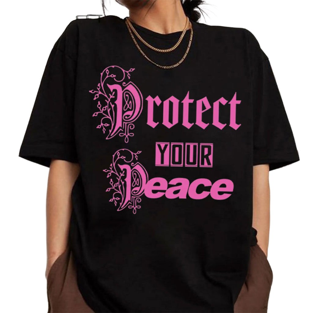 JTxPM 3 Protect Your Peace T-Shirt Black Punk Masters Merch Gift For Friends