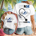 Tampa Bay Lightning Nurse Juneteenth 2026 Heart Stethoscope Shirt Tampa Bay Hockey Merch