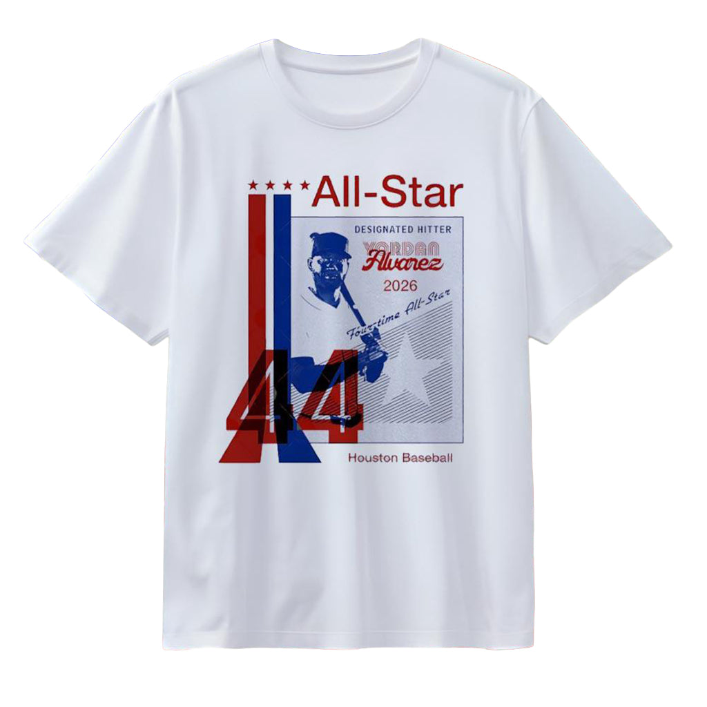 Yordan Alvarez Houston Astros All Star Designated Hitter 2026 T-Shirt Yordan Alvarez Merch