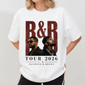 Usher Raymond And Chris Brown Merch RnB Tour 2026 Concert T-Shirt Gifts For Music Fans