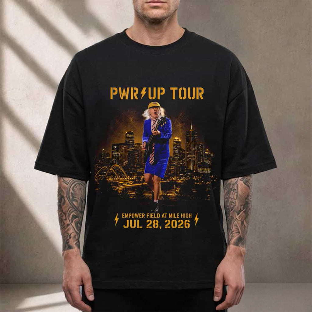ACDC Denver CO 2026 T-Shirt Pwr Up Tour 2026 North America Merch Gifts For Fans