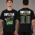 Simple Plan Bigger Than You Think Tour The Sequel Merch Scooby-Doo The Mystery Machine T-Shirt