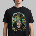 Marvel Dr Doom Stainglass Avengers Doomsday San Diego Comic Con 2026 Heroes And Villains T-Shirt