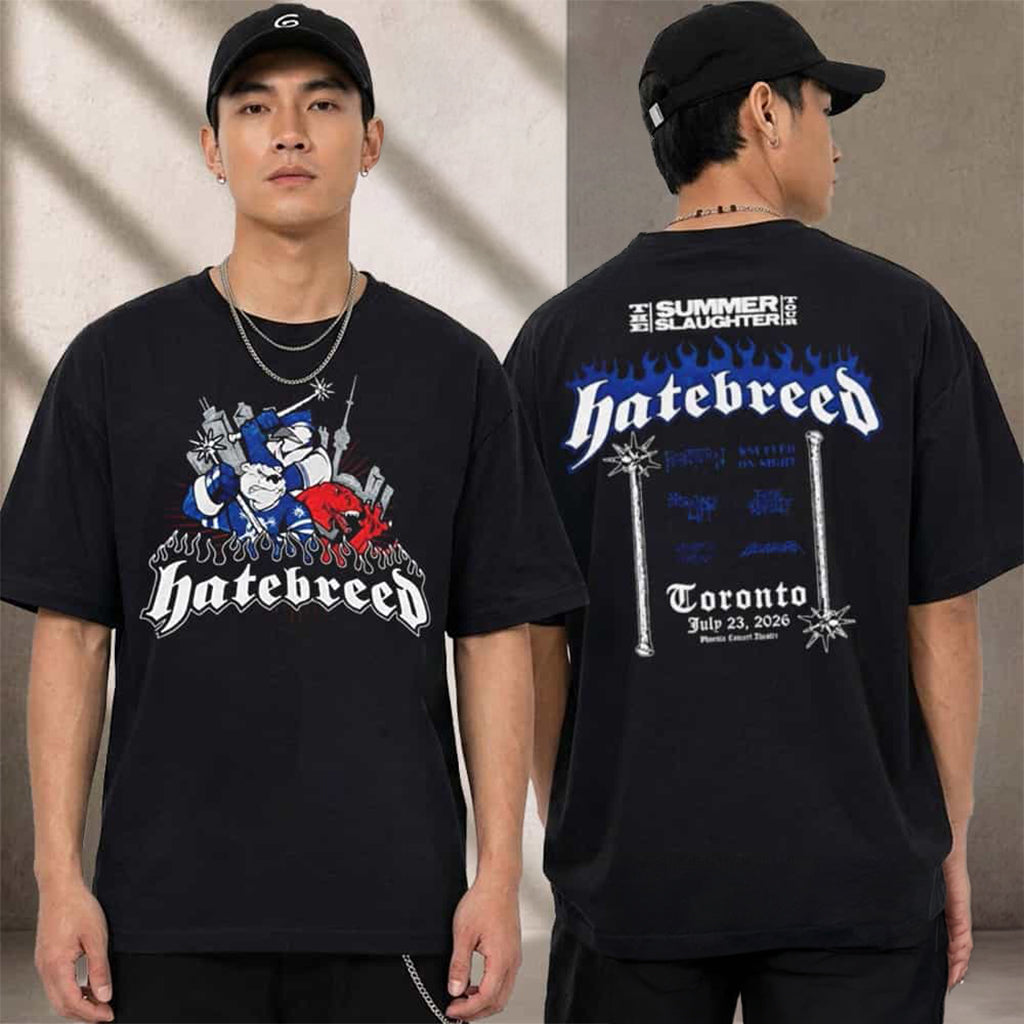 Hatebreed The Summer Slaughter 2026 Tour Toronto T-Shirt Phoenix Concert Theatre Shirt Gifts