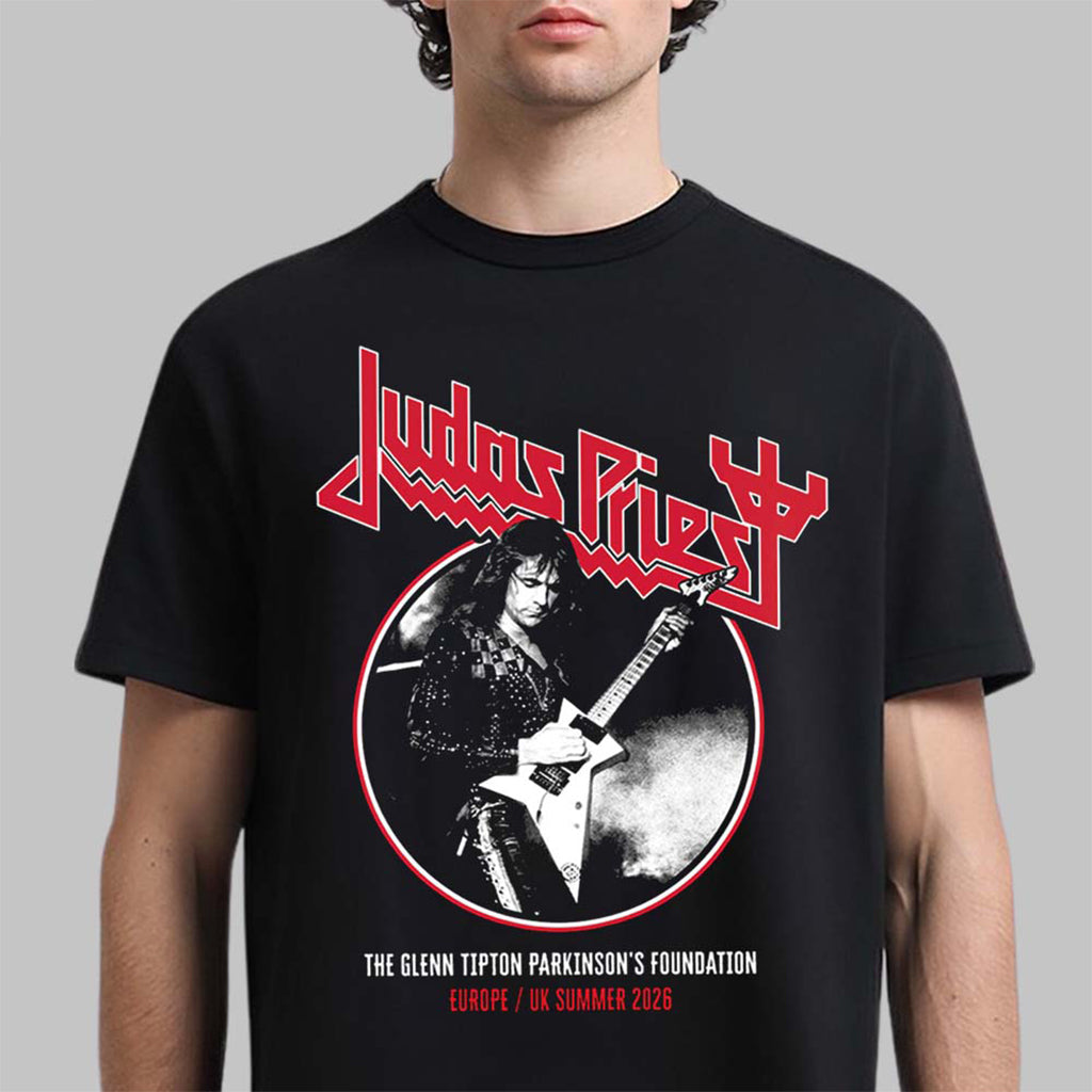 Judas Priest Faithkeepers Europe UK Summer 2026 Tour Merch Glenn Tipton Foundation 2026 T-Shirt