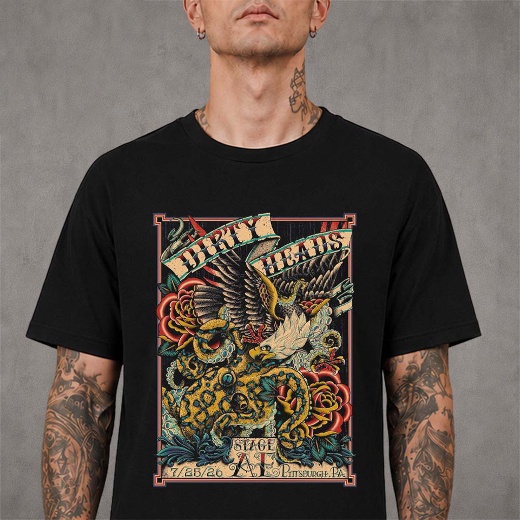 Dirty Heads Pittsburgh PA 2026 Event Poster T-Shirt Dirty Heads Merch Gift For Rockers