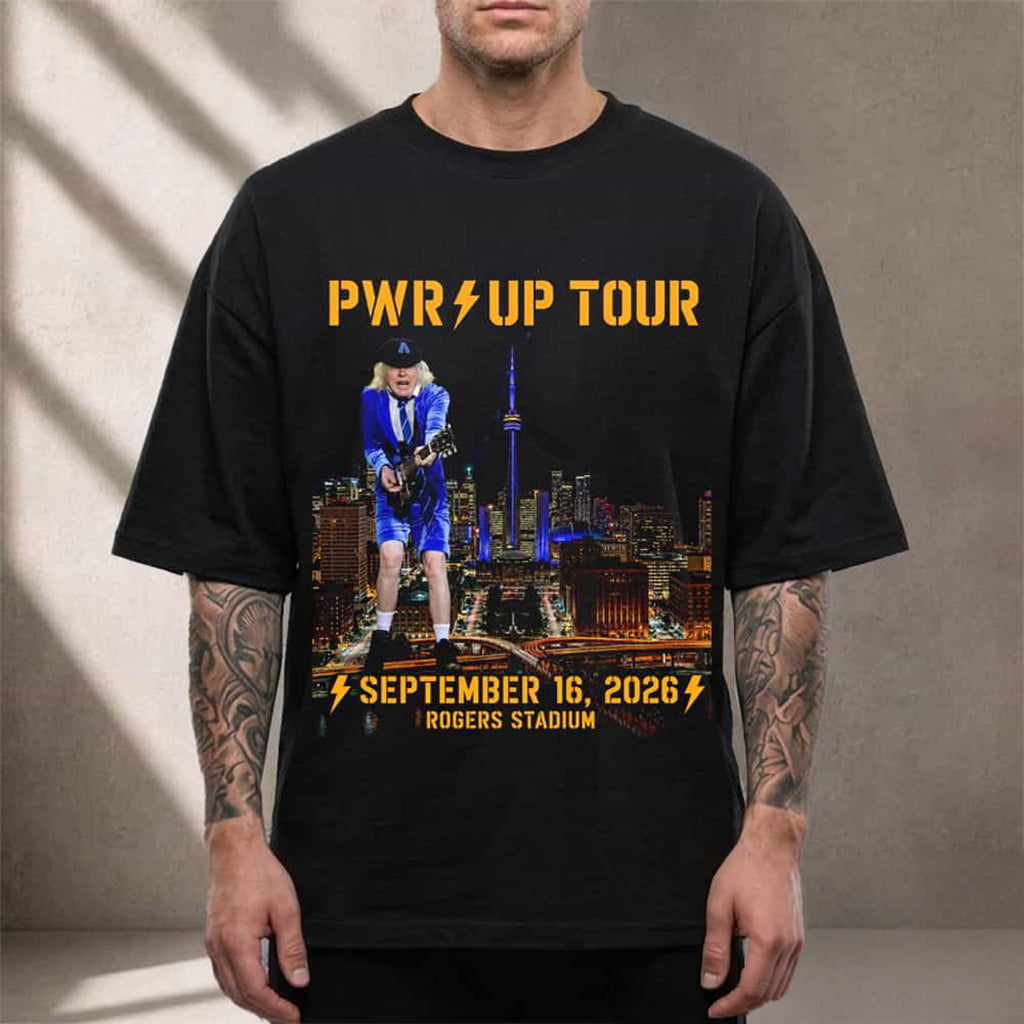 ACDC Pwr Up Tour 2026 Toronto ON Event Rogers Stadium T-Shirt ACDC Merch Gifts For Fans