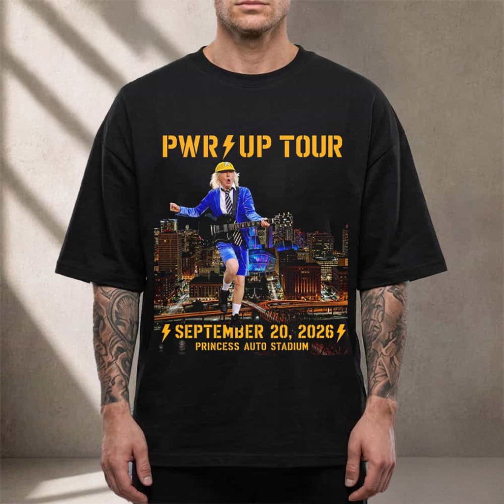 ACDC Pwr Up Tour 2026 Winnipeg MB Event T-Shirt ACDC Merch Meaningful Gifts For Him