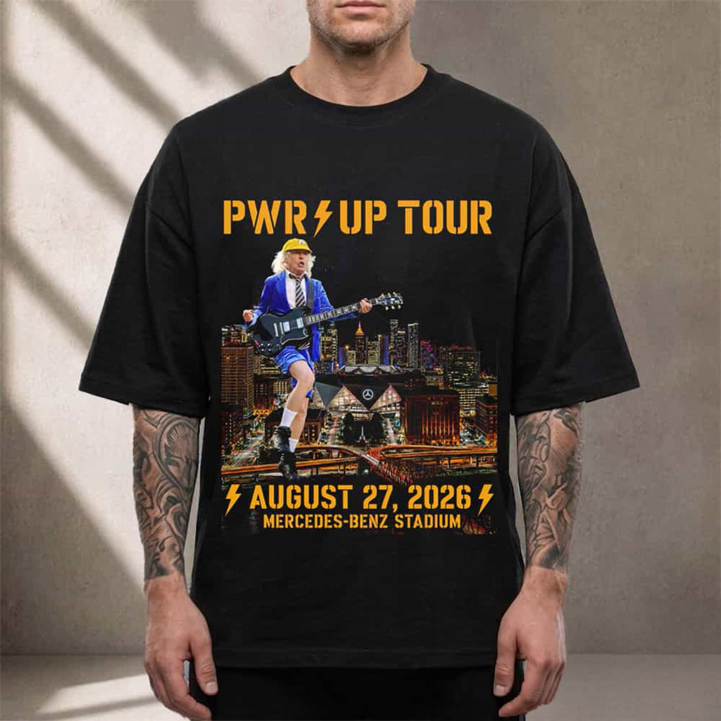 ACDC Pwr Up Tour 2026 Atlanta GA Event T-Shirt ACDC Merch Gifts For Dad
