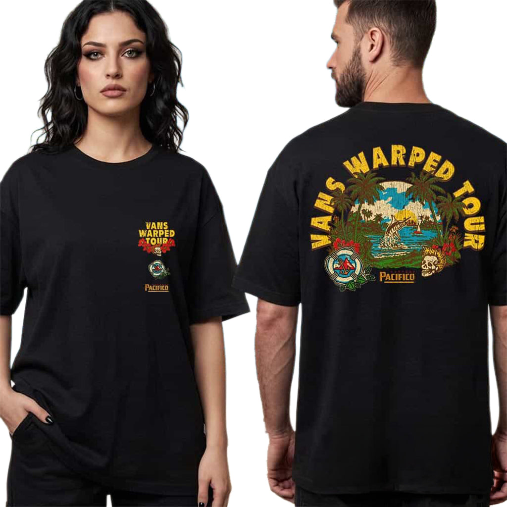 Vans Warped Tour X Pacifico Beer 2026 T-Shirt Vans Warped Merch Gift Ideas For Fans